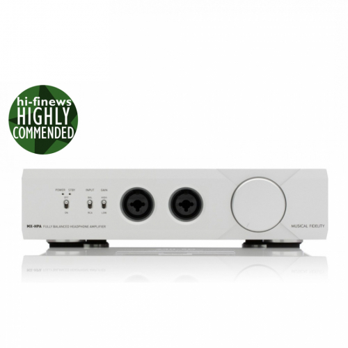 Musical Fidelity MX-HPA hrlursfrstrkare med XLR ut, silver i gruppen Frstrkare / Hrlursfrstrkare & DAP-spelare hos Ljudfokus.se (400MXHPAS)