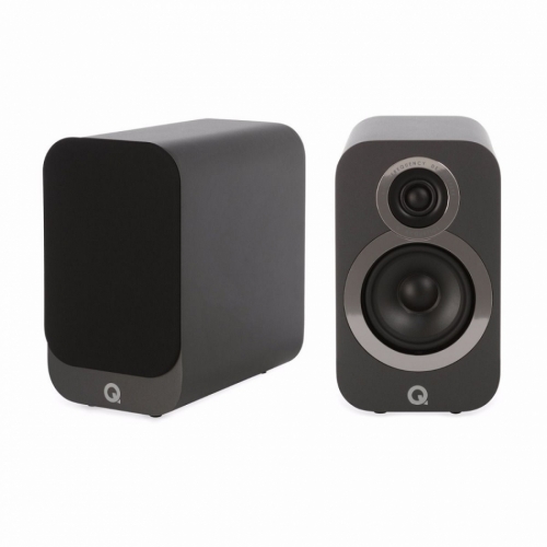 Q Acoustics 3010i stativhgtalare, grtt par i gruppen Hgtalare / Stativhgtalare hos Ljudfokus.se (400QA3510)