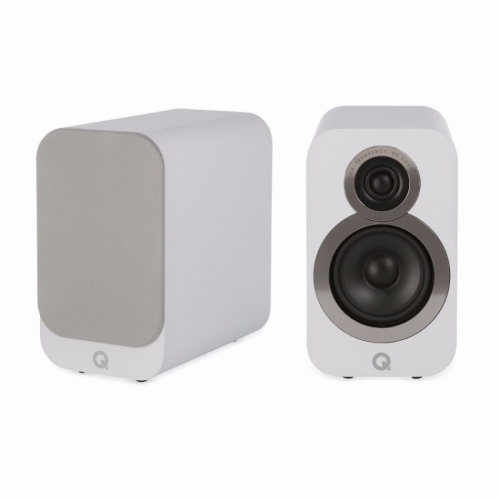 Q Acoustics 3010i stativhgtalare, vitt par i gruppen Hgtalare / Stativhgtalare hos Ljudfokus.se (400QA3518)