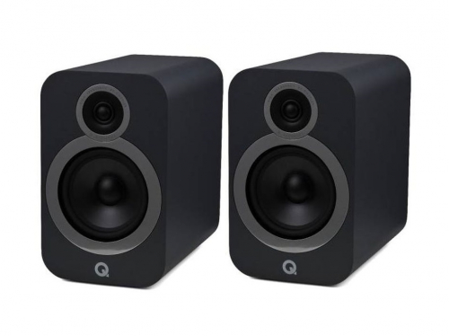 Q Acoustics 3030i stativhgtalare, grtt par i gruppen Hgtalare / Stativhgtalare hos Ljudfokus.se (400QA3530)