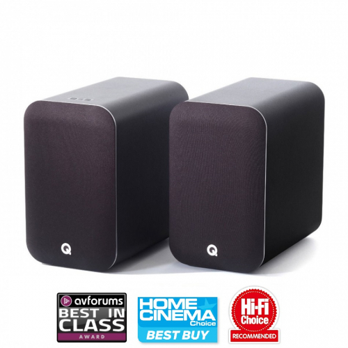 Q Acoustics M20 aktiva hgtalare med Bluetooth & DAC, svart par i gruppen Hgtalare / Datorhgtalare & TV-hgtalare hos Ljudfokus.se (400QA7610)