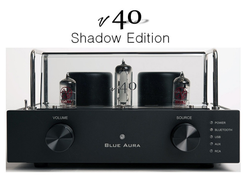 Blue Aura V40 Shadow Edition, stereofrstrkare med Bluetooth & rr i gruppen Frstrkare / Stereofrstrkare hos Ljudfokus.se (400V40S)