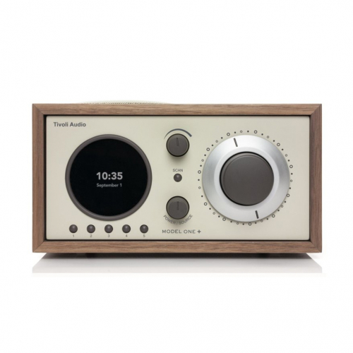 Tivoli Audio Model One+ DAB/FM-radio med Bluetooth, valnt/beige i gruppen Hgtalare / Bluetooth hgtalare hos Ljudfokus.se (404M1PCLA)