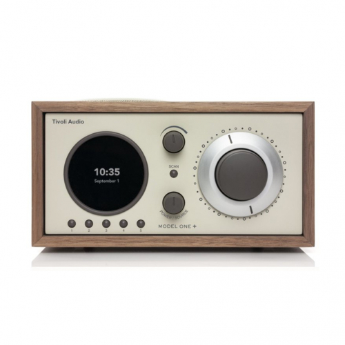 Tivoli Audio Model One+ DAB/FM-radio med Bluetooth, valnt/beige i gruppen Mediaspelare / Radio hos Ljudfokus.se (404M1PCLA)
