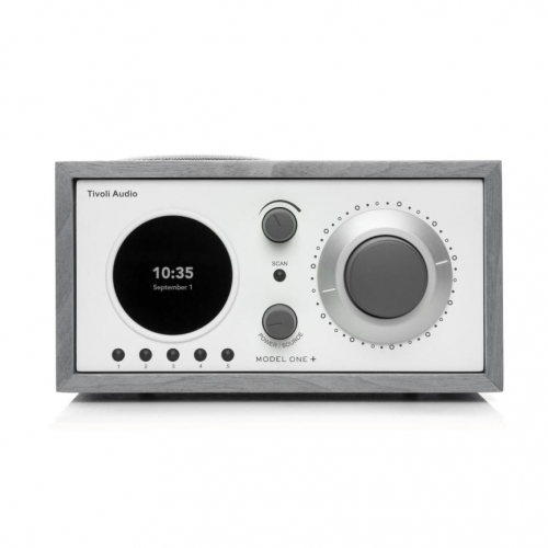 Tivoli Audio Model One+ DAB/FM-radio med Bluetooth, gr/vit i gruppen Hgtalare / Bluetooth hgtalare hos Ljudfokus.se (404M1PGWT)