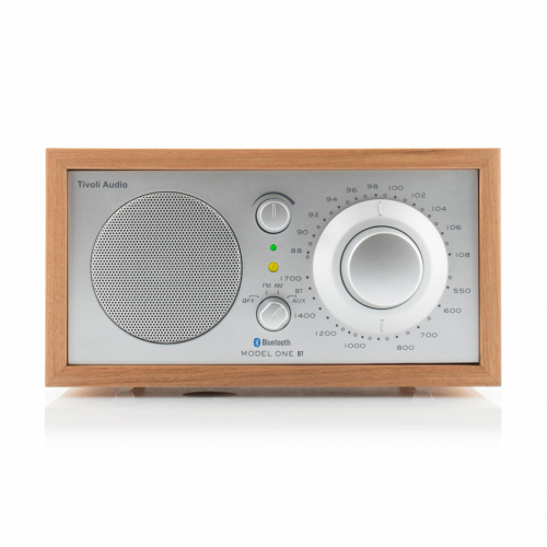 Tivoli Audio Model One BT, bordsradio med Bluetooth körsbär/silver i gruppen Högtalare / Bluetooth högtalare hos Ljudfokus.se (404TAM1BTC)