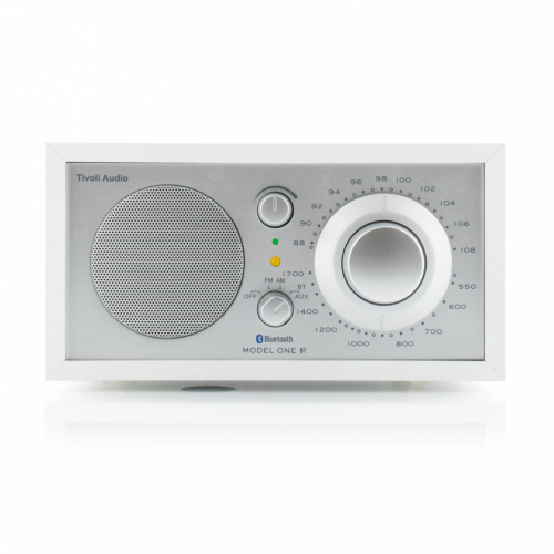 Tivoli Audio Model One BT, bordsradio med Bluetooth vit/silver i gruppen Högtalare / Bluetooth högtalare hos Ljudfokus.se (404TAM1BTWH)