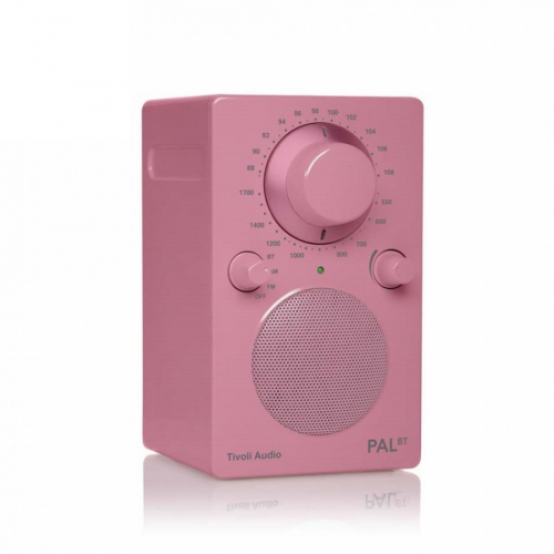 Tivoli Audio PAL BT gen 2, vattentlig FM-radio med Bluetooth, rosa i gruppen Mediaspelare / Radio hos Ljudfokus.se (404TAPALBTG2P)