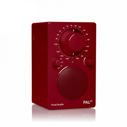 Tivoli Audio PAL BT gen 2, vattentålig FM-radio med Bluetooth, röd i gruppen Högtalare / Bluetooth högtalare hos Ljudfokus.se (404TAPALBTG2R)