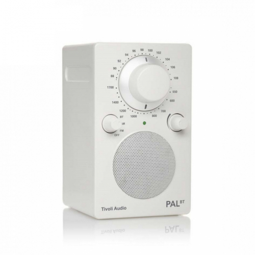Tivoli Audio PAL BT gen 2, vattentålig FM-radio med Bluetooth, vit i gruppen Högtalare / Bluetooth högtalare hos Ljudfokus.se (404TAPALBTG2W)