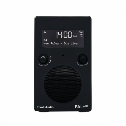 Tivoli Audio PAL+ BT gen 2, vattentlig DAB/FM-radio med Bluetooth, svart i gruppen Mediaspelare / Radio hos Ljudfokus.se (404TAPPBTG2B)