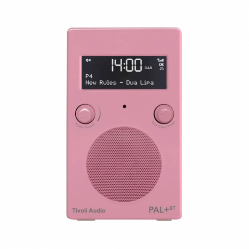 Tivoli Audio PAL+ BT gen 2, vattentlig DAB/FM-radio med Bluetooth, rosa i gruppen Hgtalare / Bluetooth hgtalare hos Ljudfokus.se (404TAPPBTG2P)