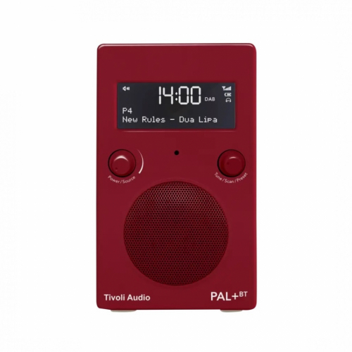 Tivoli Audio PAL+ BT gen 2, vattentlig DAB/FM-radio med Bluetooth, rd i gruppen Hgtalare / Bluetooth hgtalare hos Ljudfokus.se (404TAPPBTG2R)