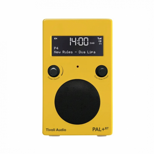 Tivoli Audio PAL+ BT gen 2, vattentlig DAB/FM-radio med Bluetooth, gul i gruppen Hgtalare / Bluetooth hgtalare hos Ljudfokus.se (404TAPPBTG2Y)