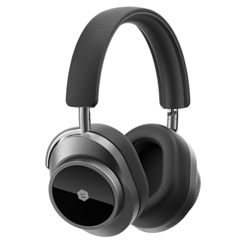 Master & Dynamic MW75 Over-Ear hörlurar med brusreducering, Gunmetal/svart läder i gruppen Hörlurar / Over-ear hos Ljudfokus.se (656MW75G1)