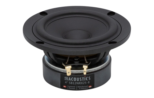 SB Acoustics SB12NRX25-8 högtalarelement bas/mellanregister 4