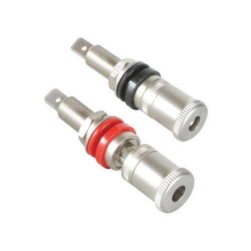 Dayton Audio BPP-SN Högtalarterminaler satin nickelpläterade, par i gruppen Kablar / Kontakter & Adapterpluggar hos Ljudfokus.se (860BPPSN)