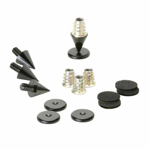 Dayton Audio DSS2-Black spikes i metall, 4-pack i gruppen Tillbehr / Vibrationsdmpning hos Ljudfokus.se (860DSS2BK)