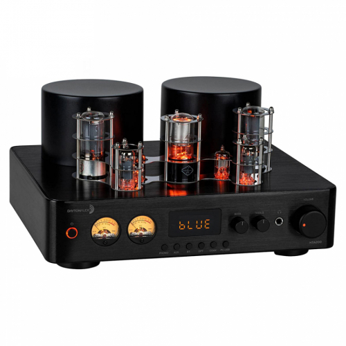 Dayton Audio HTA200 kompakt stereofrstrkare med Bluetooth, RIAA-steg & VU-mtare i gruppen Frstrkare / Stereofrstrkare hos Ljudfokus.se (860HTA200)