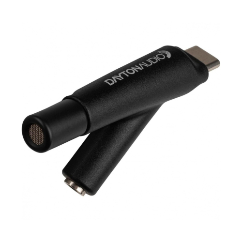 Dayton Audio iMM-6C mätmikrofon med USB-C i gruppen Övrigt / Akustikbehandling - mätkalibrering hos Ljudfokus.se (860IMM6C)