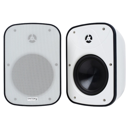 Dayton Audio IO65XP, aktiva 6.5 tums utomhushögtalare, vitt par i gruppen hos Ljudfokus.se (860IO65XPW)