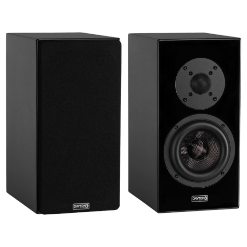 Dayton Audio OPAL1 stativhögtalare, blanksvart par i gruppen hos Ljudfokus.se (860OPAL1B)