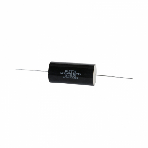 Dayton Audio PMPC-20 Filmkondensator Polypropylen 20 uF, 250V i gruppen Byggsats / Delningsfilter hos Ljudfokus.se (860PMPC20UF)