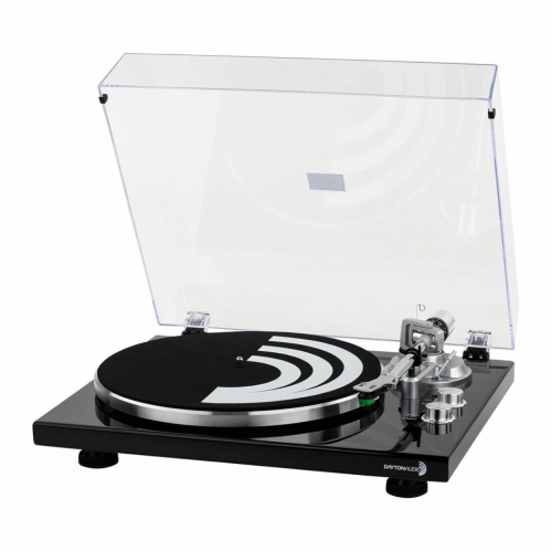 Dayton Audio TT-1BT vinylspelare med Bluetooth, RIAA & USB svart i gruppen Kampanj / Pskrea hos Ljudfokus.se (860TT1BTB)