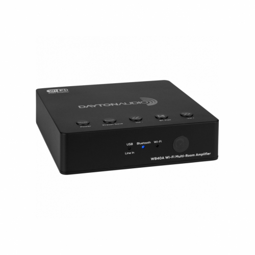 Dayton Audio WB40A kompakt stereofrstrkare med ntverk & Bluetooth i gruppen Frstrkare / Stereofrstrkare hos Ljudfokus.se (860WB40A)