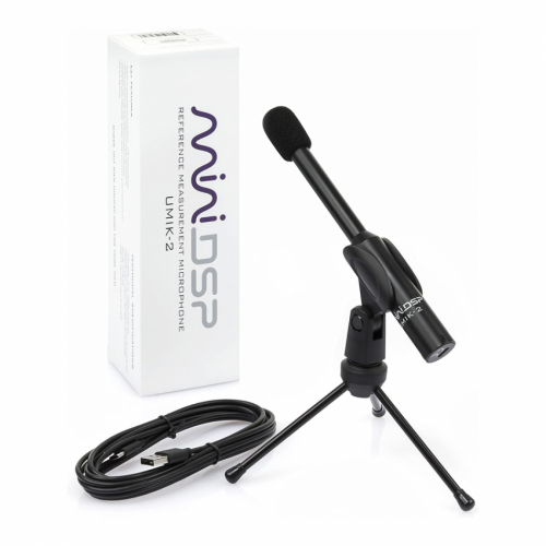MiniDSP UMIK-2, USB-mtmikrofon fr bl.a REW och Dirac Live i gruppen vrigt / Akustikbehandling - mtkalibrering hos Ljudfokus.se (865UMIK2)
