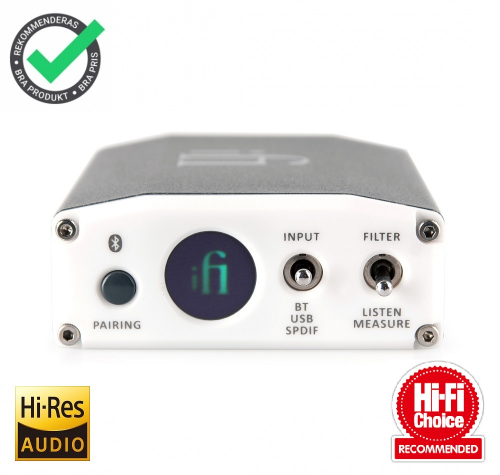 iFI Audio Nani iOne, DAC med MQA-std och Bluetooth i gruppen Mediaspelare / DAC - D/A-omvandlare hos Ljudfokus.se (880IONE)