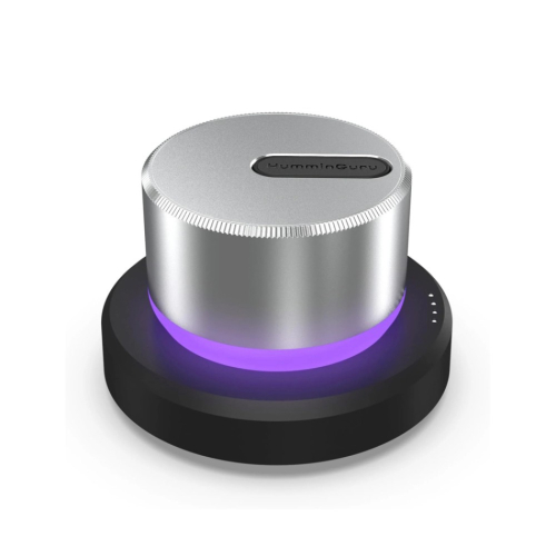 HumminGuru LUMI Record Stabilizer, skivpuck med ljus & hastighetstest i gruppen Vinyl / Vinylspelartillbehör hos Ljudfokus.se (884LUMI)