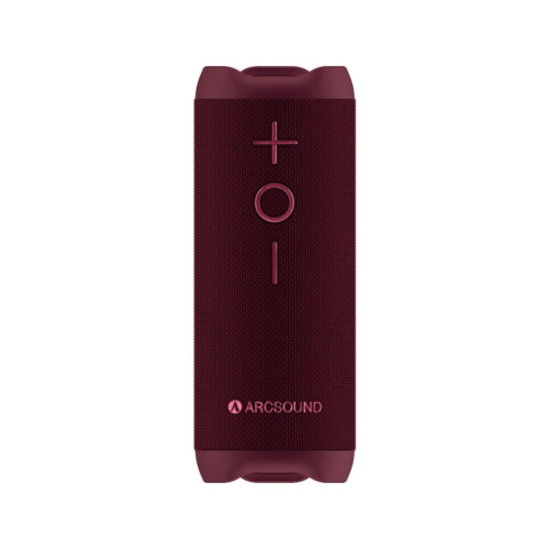 Arcsound EDGE bärbar Bluetooth-högtalare med IPX6-klassning, Ruby Red i gruppen Högtalare / Bluetooth högtalare hos Ljudfokus.se (925EDGERR)