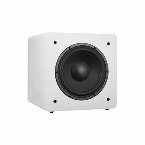 Dynavoice Challenger Sub 8 aktiv subwoofer, vit i gruppen Kampanj / Pskrea hos Ljudfokus.se (990SUB8W)