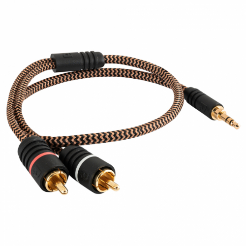 Proson Arctic 3.5mm - 2RCA ljudkabel, 0.5 meter i gruppen Installation / Kablar hos Ljudfokus.se (991AR352RCA05)