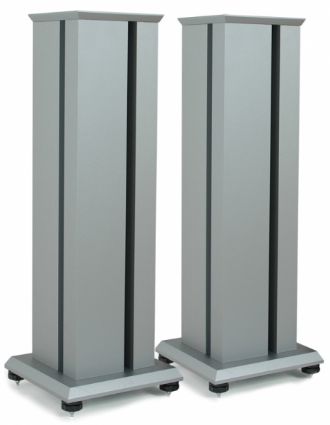 Proson Hi-End Högtalarstativ i trä 68 cm, silver par i gruppen  hos Ljudfokus.se (991HIEND68)