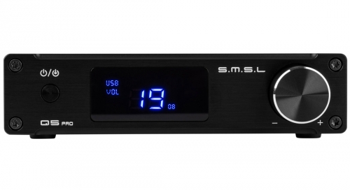 SMSL Audio Q5 Pro, klass D-förstärkare med DAC i gruppen Förstärkare / Stereoförstärkare hos Ljudfokus.se (993Q5PRO)