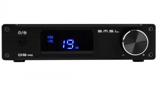 SMSL Audio Q5 Pro, klass D-frstrkare med DAC i gruppen Frstrkare / Stereofrstrkare hos Ljudfokus.se (993Q5PRO)