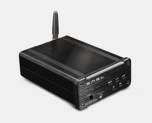 SMSL Audio SA-36A Plus frstrkare med Bluetooth, svart i gruppen Frstrkare / Stereofrstrkare hos Ljudfokus.se (993SA36APLUS)