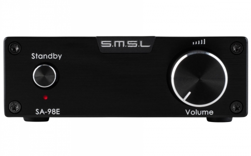 SMSL Audio SA98E kompakt stereofrstrkare, svart i gruppen Frstrkare / Stereofrstrkare hos Ljudfokus.se (993SA98E)