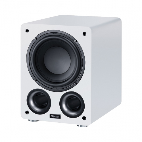 Magnat Alpha RS8 aktiv subwoofer, vit i gruppen Hgtalare / Subwoofers hos Ljudfokus.se (995ARS8W)