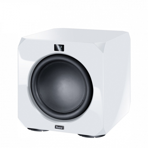 Magnat Omega CS 12 aktiv subwoofer med fjrrkontroll, pianovit i gruppen Hgtalare / Subwoofers hos Ljudfokus.se (995OCS12W)