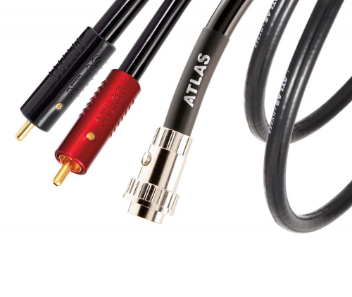 Atlas Hyper dd 5-pin DIN - Achromatic RCA signalkabel fr skivspelare i gruppen Kablar / Analoga ljudkablar hos Ljudfokus.se (HYDINAC)