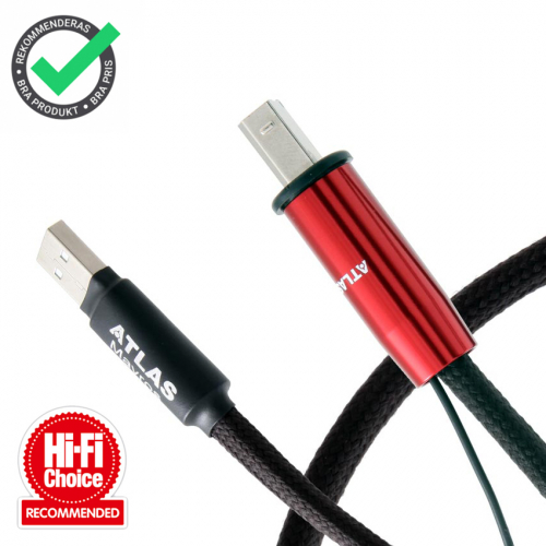 Atlas Mavros USB Grun, USB A-B kabel med OCC-koppar i gruppen Kablar / Digitala ljudkablar hos Ljudfokus.se (MAUS)