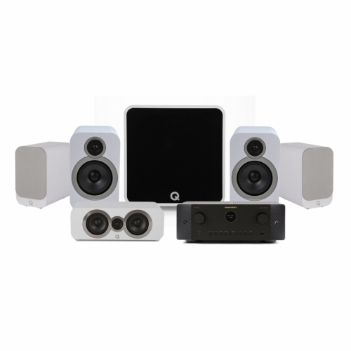 Marantz Cinema 60 & Q Acoustics 3030i Hemmabiopaket 5.1 Vitt i gruppen Paket / Hemmabio - Surroundsystem hos Ljudfokus.se (SET3030IPK4)