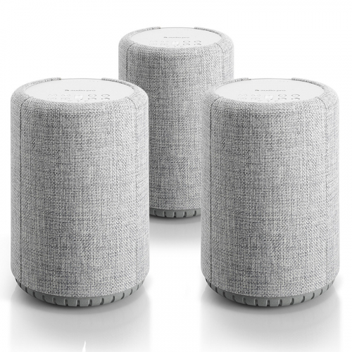 Audio Pro A10 aktiv Wifi-hgtalare, ljusgr 3-PACK i gruppen Paket / Multiroom - Ntverk & Hgtalarvxel hos Ljudfokus.se (SET3X287A10LGR)