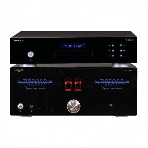 Advance Acoustic A10 Classic & X-CD1000 Paris Stereopaket i gruppen Paket / Elektronikpaket - HiFi Stereo hos Ljudfokus.se (SETA10CPKT4)