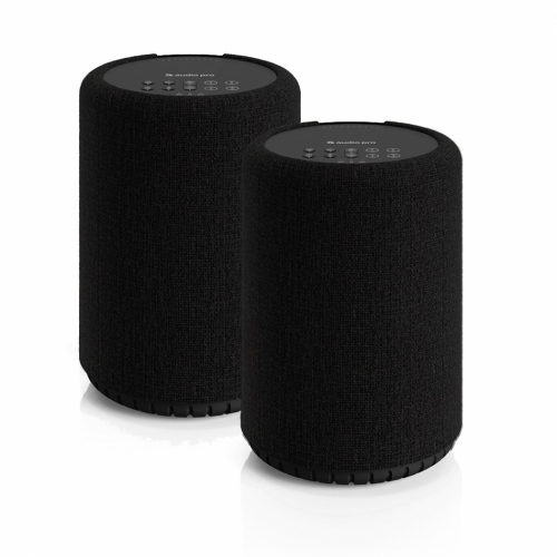 Audio Pro A10 MKII aktiv Wifi-hgtalare med AirPlay 2 & Google Cast, svarta 2-pack i gruppen Multiroom / Hgtalarsystem hos Ljudfokus.se (SETA10MKIIBX2)