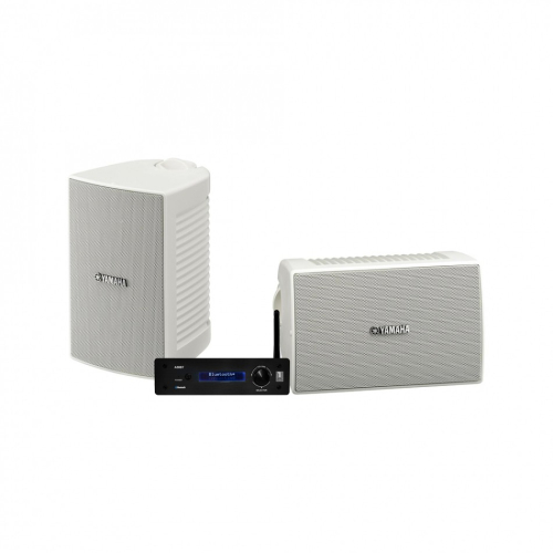 System One A50BT & Yamaha NS-AW194 Vita Utomhushögtalare Stereopaket  i gruppen Paket / Hifi - Musikanläggning hos Ljudfokus.se (SETA50BTPKT16)
