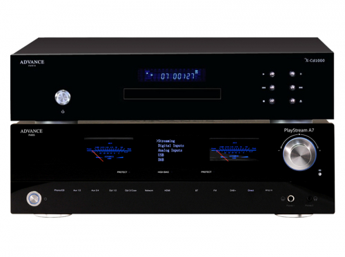 Advance Acoustic Playstream A7 & X-CD1000 Stereopaket i gruppen Paket / Elektronikpaket - HiFi Stereo hos Ljudfokus.se (SETA7PKT3)